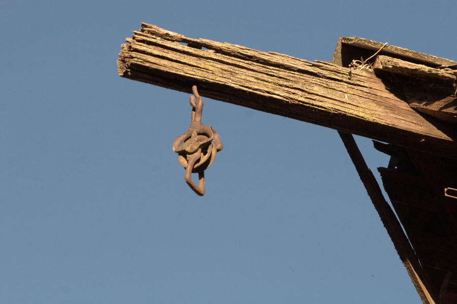 Old hay trolley at the ranch