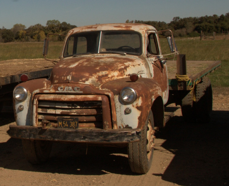 Old rusted ranch truck